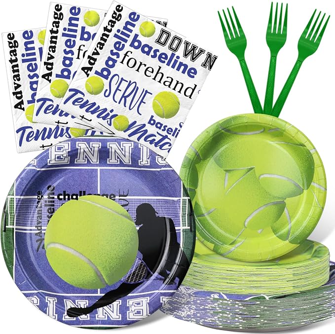 Tennis Party Decorations Set by Outego