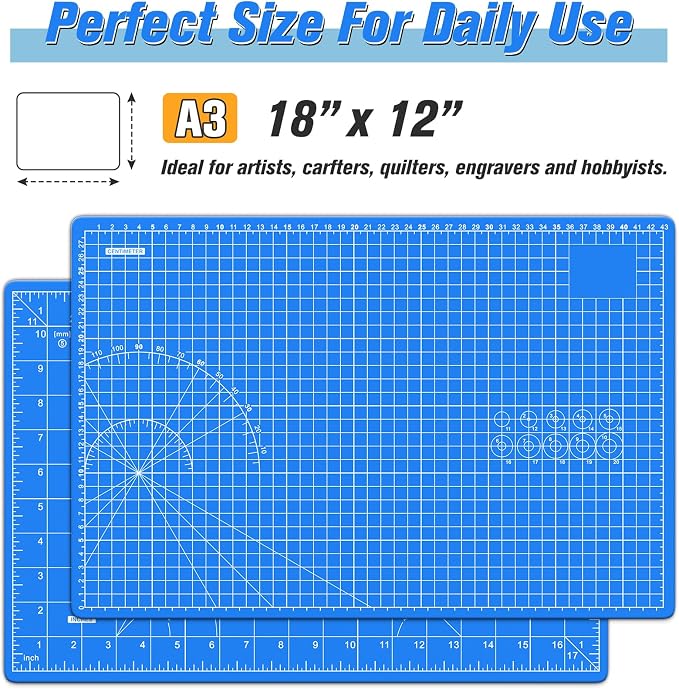 DIYSELF Cutting Mat 12in×18in, Cutting Mats - Image 2