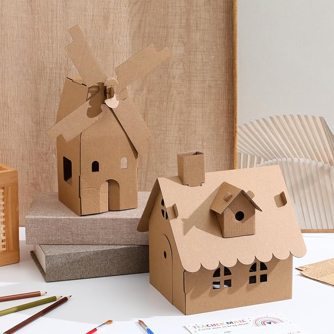 WRITWAA DIY Paper House Kit for Kids - Image 8