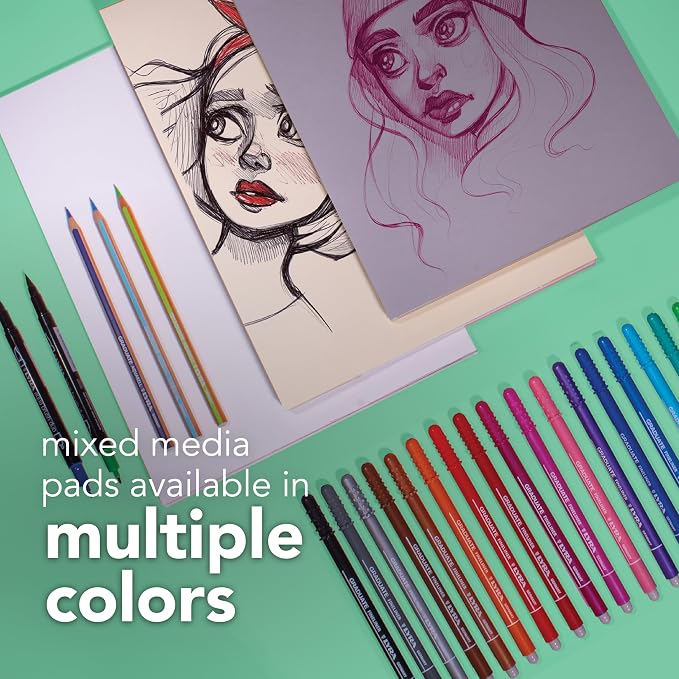 Canson Graduate Mixed Media Pad, 5.5x8.5 inch, 20 Sheets | Artist Paper - Image 5