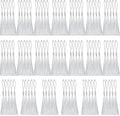 100 Pcs White Mini Tassels 13cm/5 Inch by CREATRILL