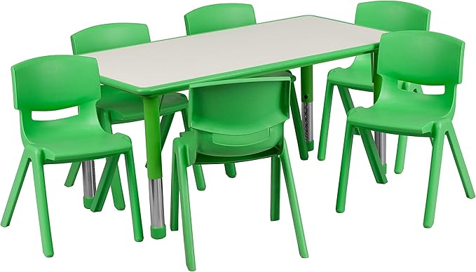 Flash Furniture Emmy Adjustable Classroom Activity Table by FlashFurniture