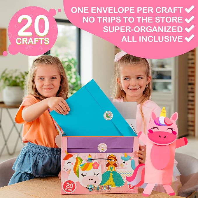 Craftikit® 20 Award-Winning Princess & Unicorn Crafts - Image 3