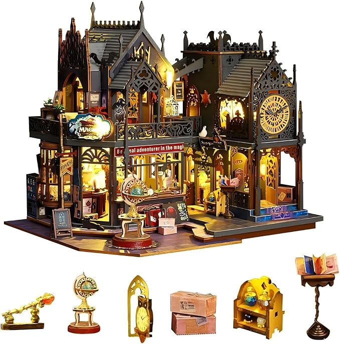 OZJAY Miniature House Kit, Mini House Building Kit by OZJAY