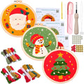 Peotclola Christmas Punch Needle Kits by Peotclola