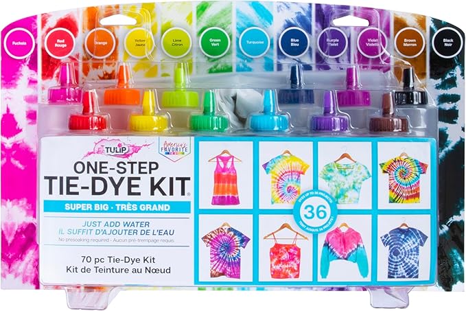 Tulip One Step Tie Dye Kit: Super Big 12 Colors by Tulip
