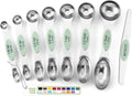 Spring Chef Stainless Steel Magnetic Measuring Spoons Set of 8 by SpringChef