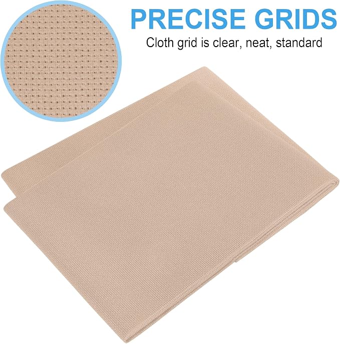 Cross Stitch Fabric 14 Count Aida Cloth 28 x 19 Inch Large Size Classic Reserve - Image 3