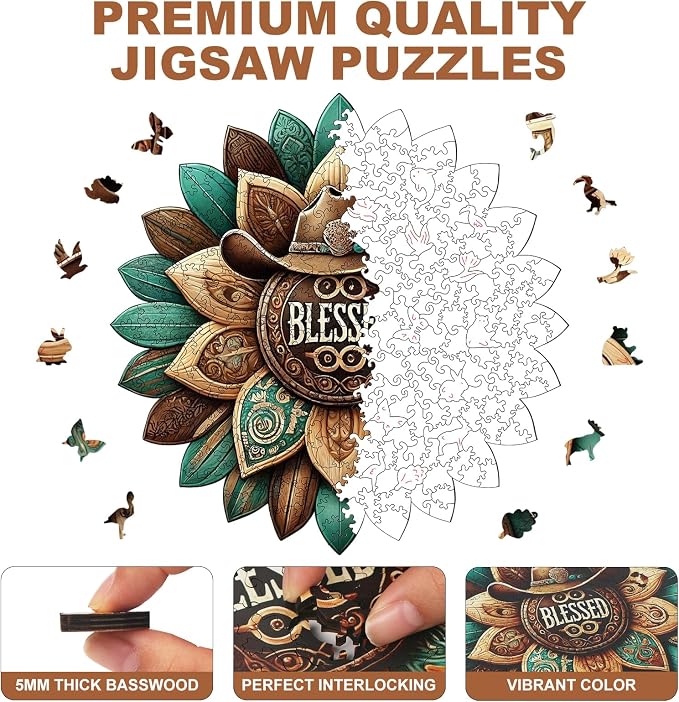 300 Pieces Blessed Wooden Puzzles - Image 3
