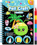 FUNNYB&G Foil Art Craft Kit for Kids 4-10 Years Old: Mess-Free & No-Glue by FUNNYBG
