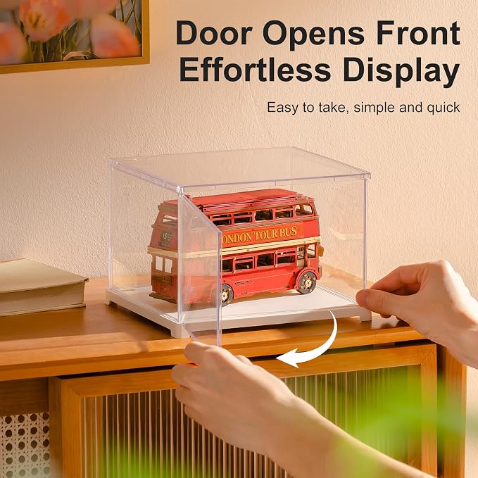 Rolife Dust Cover for DIY Miniature House, 8.8 x 7.6 x 6.1 Inches Clear Acrylic - Image 6
