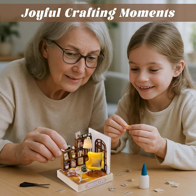 Flever Dollhouse Miniature DIY House Kit Creative Room - Image 5