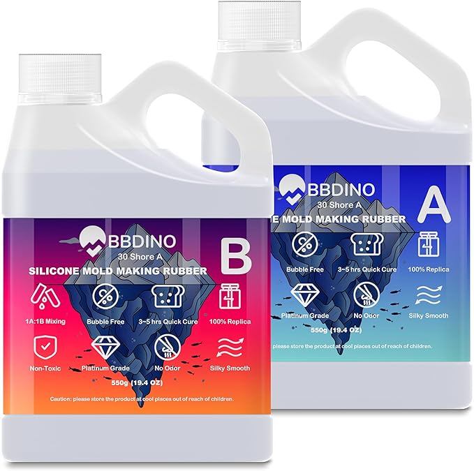 BBDINO Silicone Mold Making Kit, Liquid Silicone by BBDINO