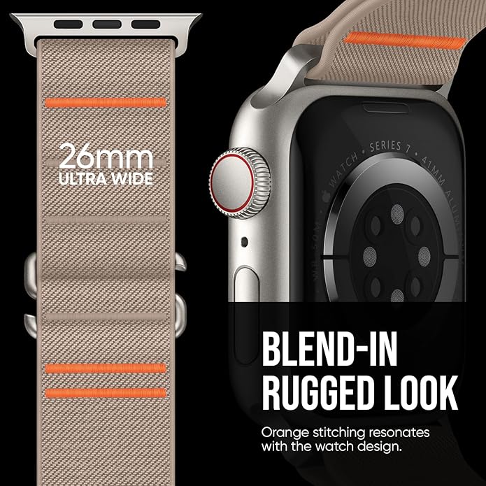 Suitisbest Sport Bands Compatible with Apple Watch Ultra Band 49mm 46mm 45mm 44mm 42mm 38mm 40mm 41mm Men Women, Stretchy Nylon Sport Loop Strap with S-Hook for iWatch Series 10 Ultra SE 9 8 7 6 5 4 3