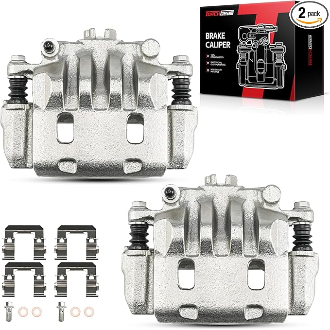 Torchbeam Front Brake Calipers Set for Subaru 2012-2014 Impreza 2.0L, Subaru 2002-2011 Impreza 2.5L, Front Left and Front Right Calipers Replace # 19B2682+19B2683