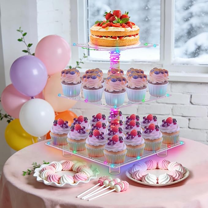 YestBuy 3 Tier Cupcake Stand - Image 2