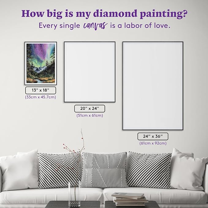 DIAMOND ART CLUB Lunar Reflections Diamond Painting Kit, Fun DIY Crafts - Image 4