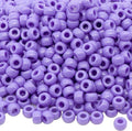 1000Pcs Pony Beads Bracelet 9mm Purple Plastic Barrel Pony Beads by Auvoua