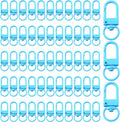 KJML DIY Keychain clip 60pcs Swivel Snap Lobster Claw Keychain Clasps Lanyard by KJMLDIY