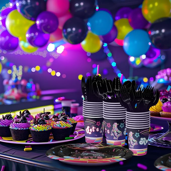 Roller Skating Party Decorations Set - Image 5