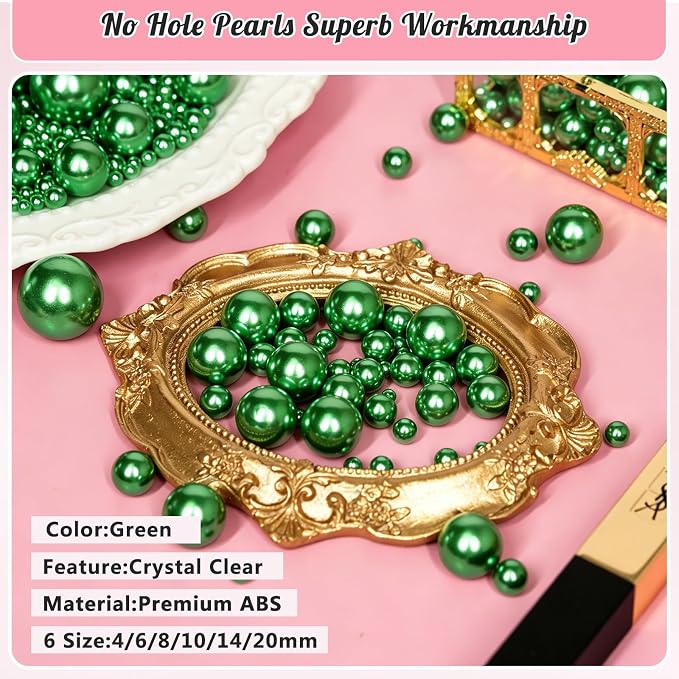 2000PCS Pearls for Crafting, Candles Centerpiece, DIY Crafts, Jewelry Making - Image 3