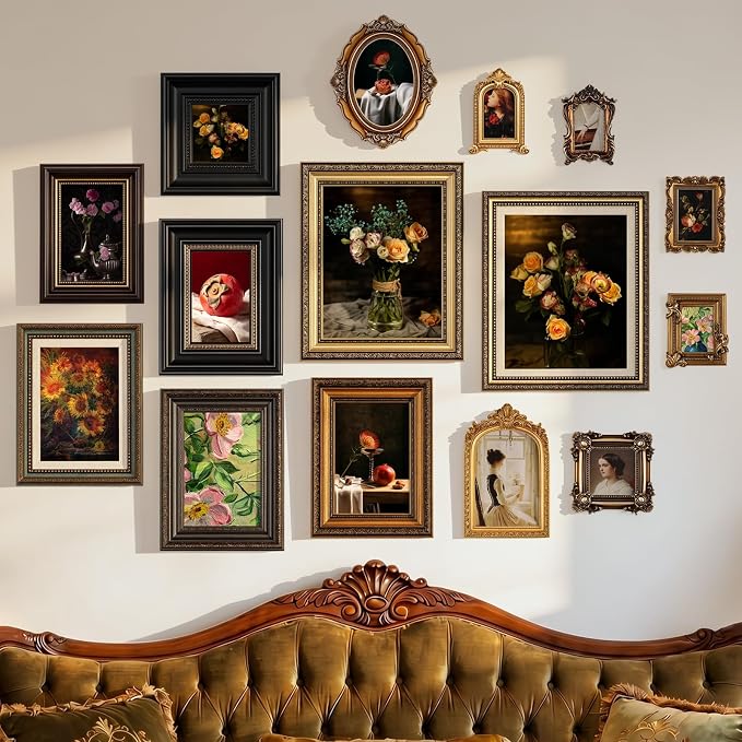 Wonderjune 15 Pcs Vintage Picture Frames Set - Image 7