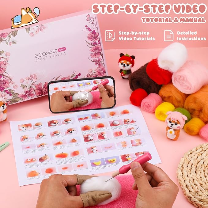 UOOU Needle Felting Kit, Wool Felting Kit - Image 4