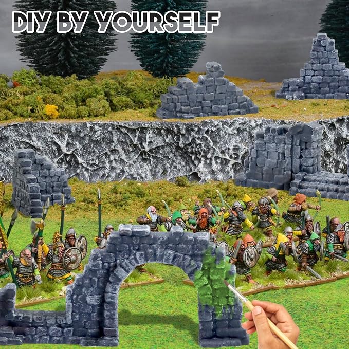 Warmtree Ruined Stone Walls Set, Terrain Scenery - Image 3