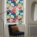 DKTIE Stained Glass Window Film Floral Vintage Style, Frosted Glass Effect by Dktie