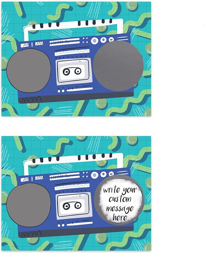Make Your Own DIY Scratch Off ScratchNotes 20 Pack 3x4 Note Cards & Stickers - Image 2