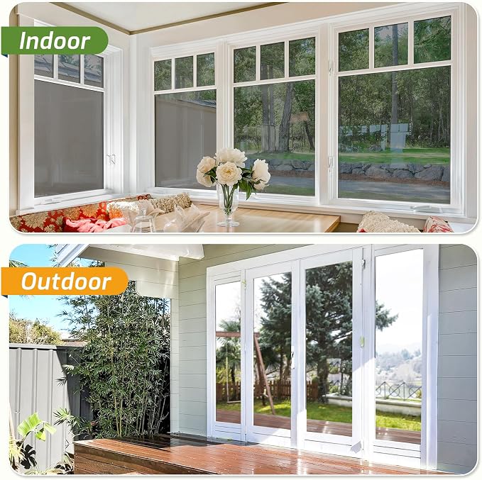 LUTE One Way Window Privacy Film, Window Tint, 35.4" x 78.7" | Sun Blocking UV - Image 8