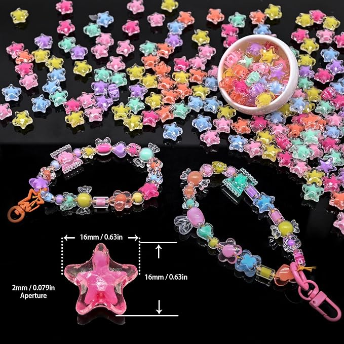 200+ pcs Candy Bulk Assorted Cute Kandi Beads - Image 2