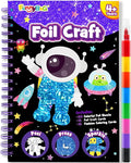 FUNNYB&G Foil Art Craft Kit for Boys 4-10 Years Old: Mess-Free & No-Glue by FUNNYBG