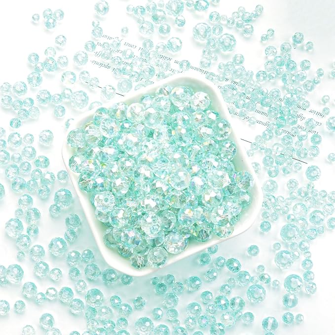 500Pcs 6mm Crystal Glass Beads for Jewelry Making Beads for Bracelets Necklace - Image 3