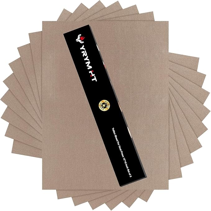 10 Pack PTFE Sheet for Heat Press by YRYMHT