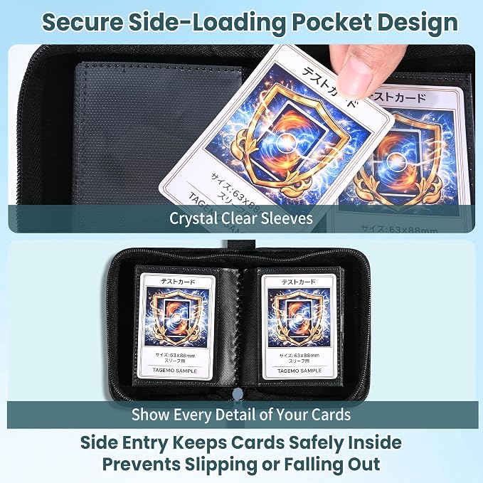 Mini Trading Card Binder Album, 1 Pocket Card Binder - Image 4