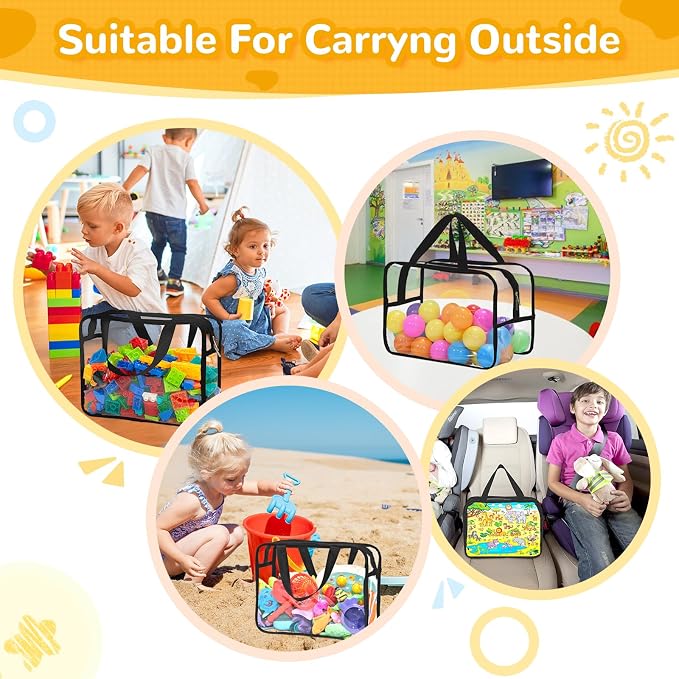 8 Packs Large Toy Storage Bags - Image 7