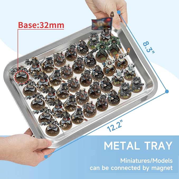 Miniatures Storage Case Miniatures Transport Case Aluminum Alloy Frame - Image 3