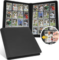 16 Pocket Ringless Side Loading Trading Card Binder, 1024 Cards PU Fixed Page by GERMUN