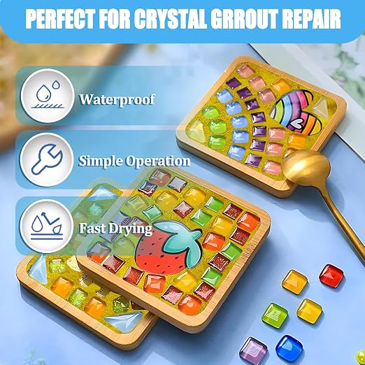Mosaic Crystal Grout, Mosaics Tile Tools, Mosaic Tile Accessories – Essential - Image 3