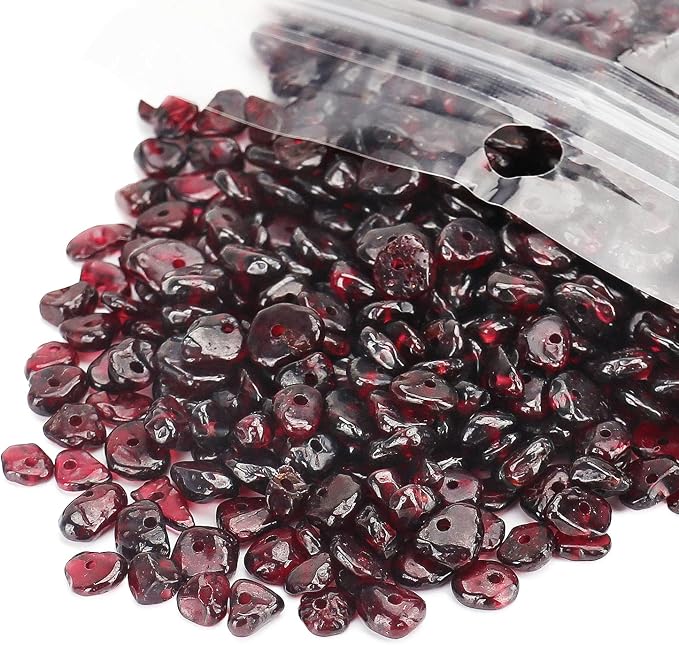 456 PCs Natural Chip Stone Beads, 5-8mm Irregular Multicolor Gemstones Loose - Image 2