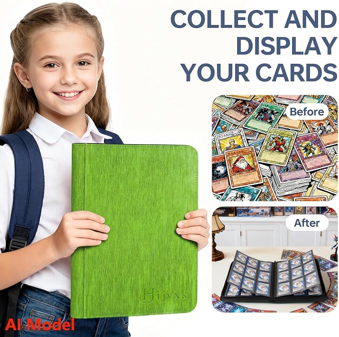 Card Binder 9 Pocket, Premium 540 Double Sided Pocket Collection Binder - Image 6