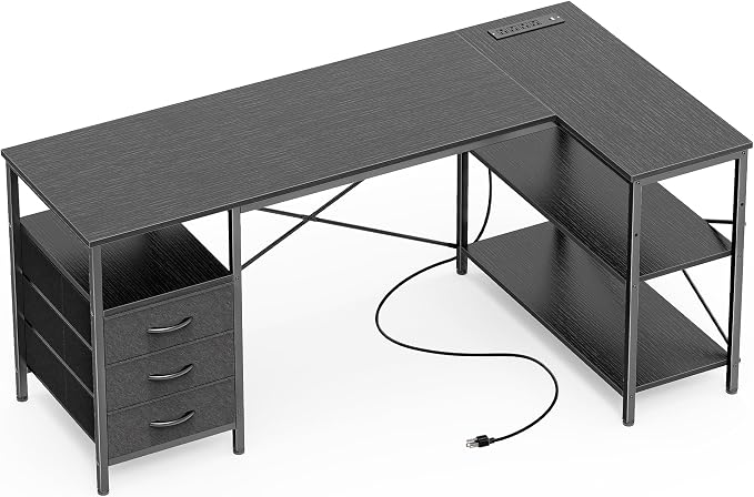 Huuger L Shaped Office Desk by Huuger
