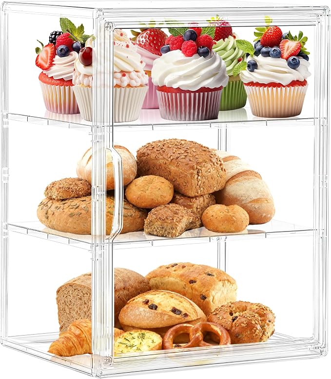 SANKEU Pastry Display Case, Bread Box by SANKEUHomeStorage