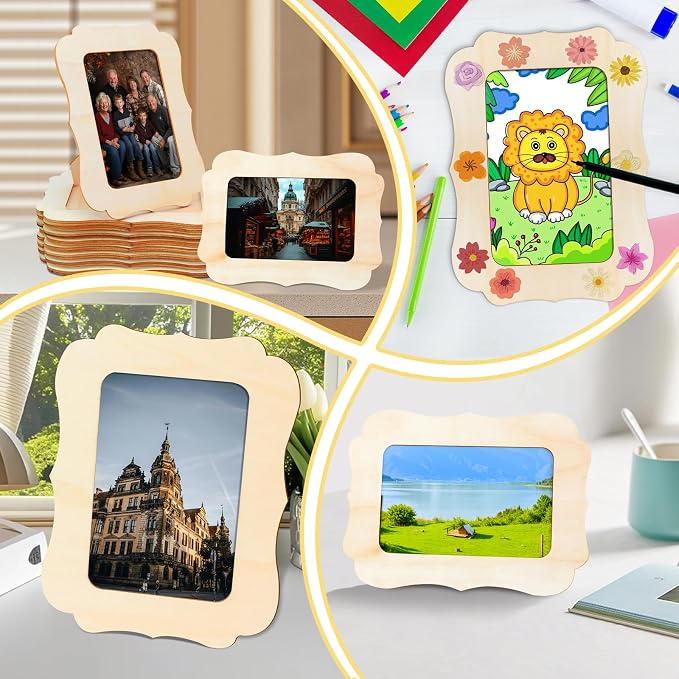 VOKOY 20 Pack Wooden Picture Frames - Image 7