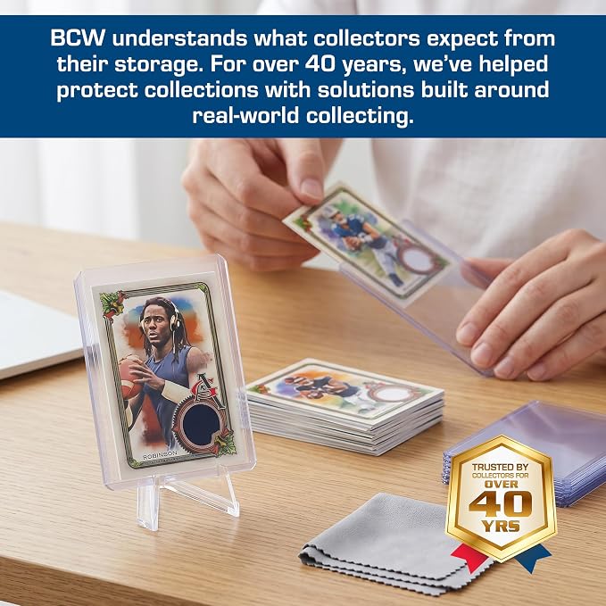 BCW 59 PT Thick Card Top Loaders | Protective Thick Toploaders - Image 3