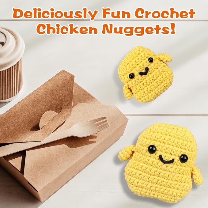 WaldyWop Crochet Kit for Beginners: 2 PCS Easy Complete Knitting Kit - Image 6