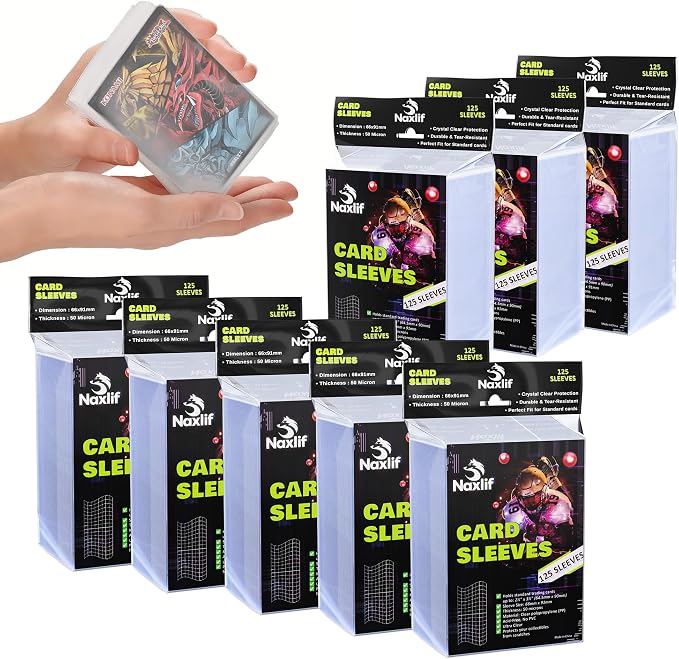 Card Protector Sleeves 1000 Counts Durable Ultra Clear Card Cases by CoyoteDistributors