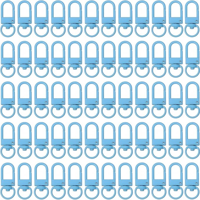 Keychain Clasp Keychain Clip Accessories Bulk 60pcs Colorful Lobster Claw Clasps by Cmidy
