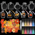 TaoBary 91 Pcs DIY Handmade Transparent Dried Flower Bookmark Set Include by TaoBary